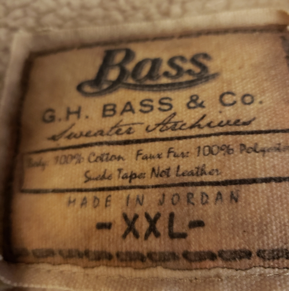 Bass Men's Tan Button-Up Sweater - Picture 5 of 5